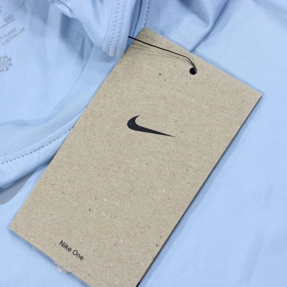Nike One Dri-FIT Womens XL Light Blue Sleeveless Training Tank Top DX1027-440